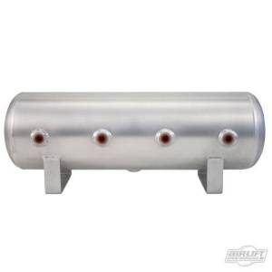AIRLIFT PERFORMANCE - Airlift Aluminum 2.5 Gallon Tank Face Port Tank  Polished : 12958
