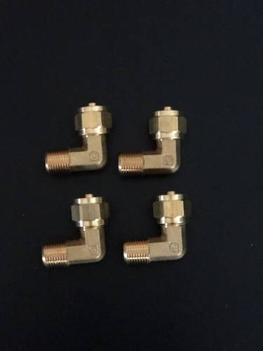 90 Degree Brass Compression Fitting 
