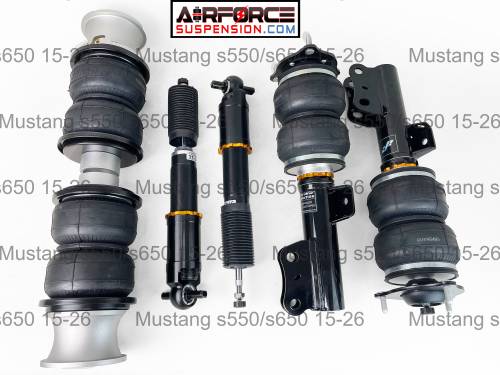 MUSTANG S550 / S650 15-UP  AIR SUSPENSION AIRFORCESUSPENSION.COM