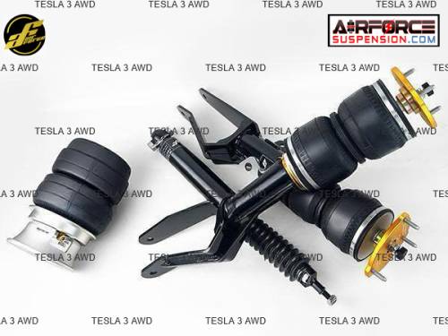 TESLA MODEL 3 AIR SUSPENSION AIRFORCESUSPENSION.COM 