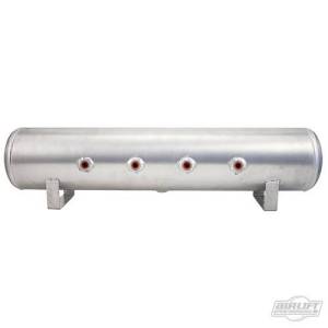 Air Management Systems & Accessories - Air Tanks - AIRLIFT PERFORMANCE - Airlift Aluminum Air Tank 4 Gallon 7 ports Polished  : 12957