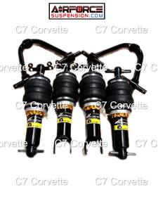 C7 CORVETTE AIR SUSPENSION WITH A ARMS BOLT IN AIRFORCESUSPENSION.COM