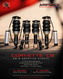 C8 CORVETTE ADAPTIVE ED-N AIR STRUTS WWW.AIRFORCESUSPENSION.COM 